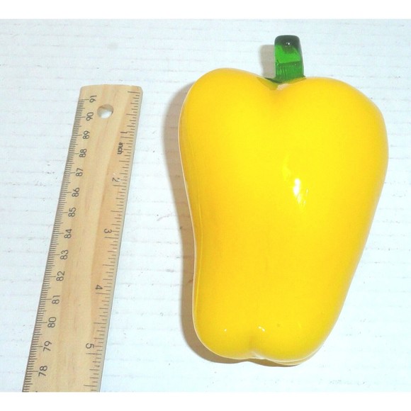 Lot of 5 Murano Style Glass Vegetables Two With Some Damage PLEASE READ - Picture 6 of 8